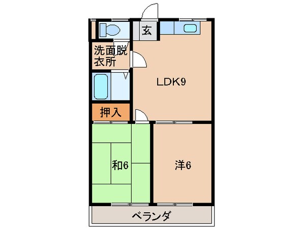 サンシティ金池の物件間取画像